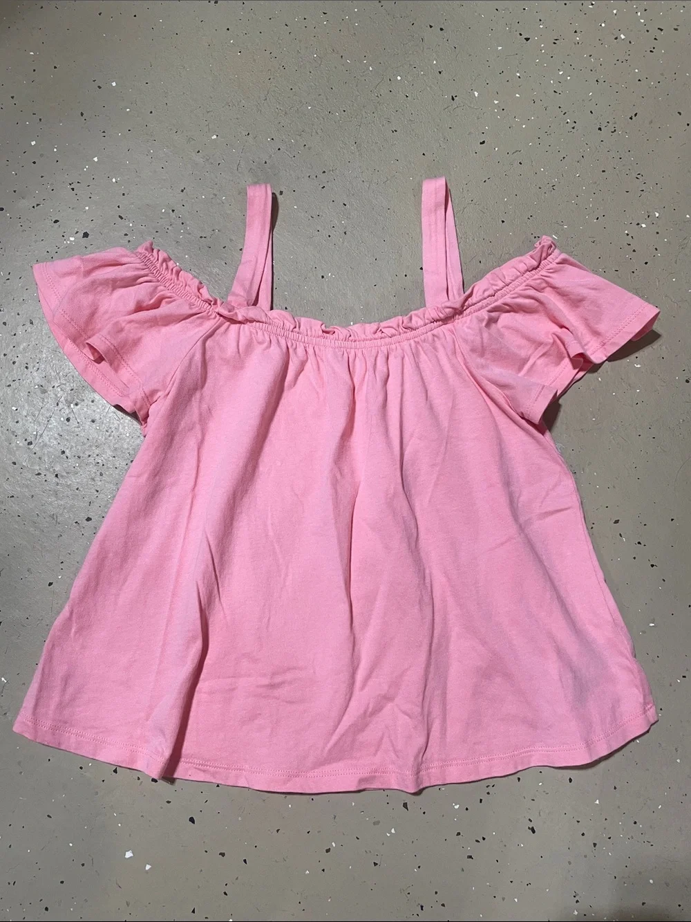 Girls Old Navy Pink Off-Shoulder Tank Top